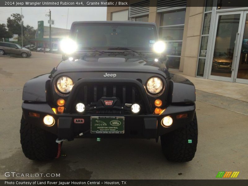 Granite Metallic / Black 2014 Jeep Wrangler Unlimited Rubicon 4x4