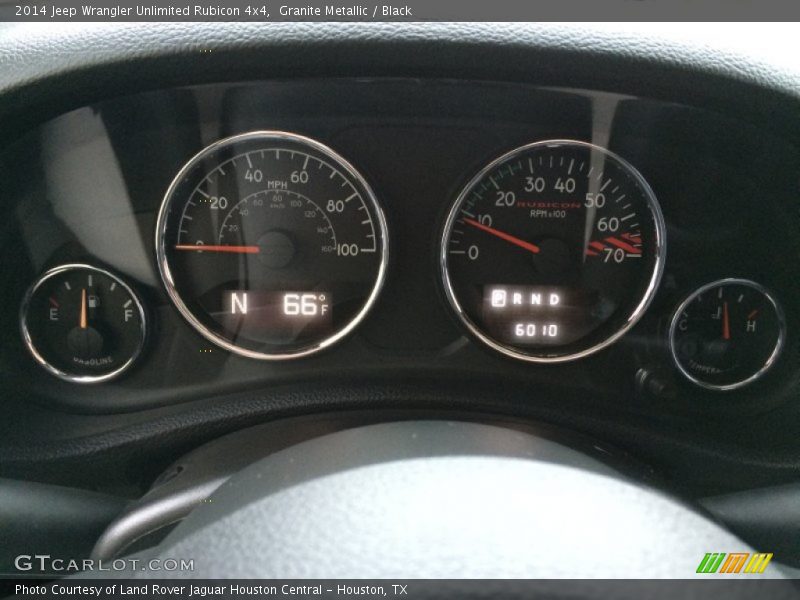 Granite Metallic / Black 2014 Jeep Wrangler Unlimited Rubicon 4x4