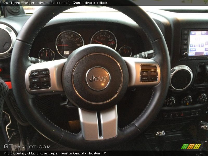 Granite Metallic / Black 2014 Jeep Wrangler Unlimited Rubicon 4x4