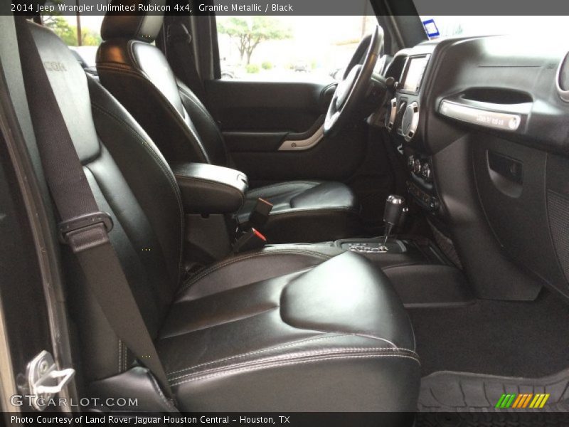 Granite Metallic / Black 2014 Jeep Wrangler Unlimited Rubicon 4x4