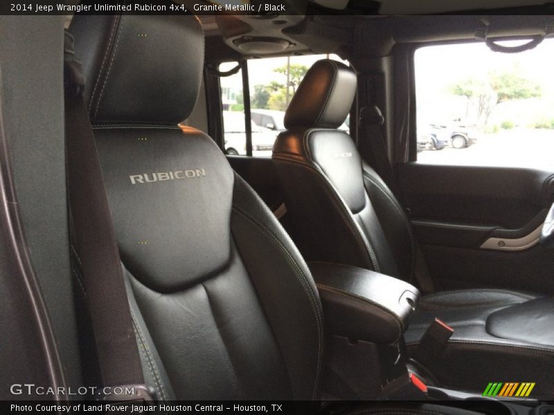 Granite Metallic / Black 2014 Jeep Wrangler Unlimited Rubicon 4x4