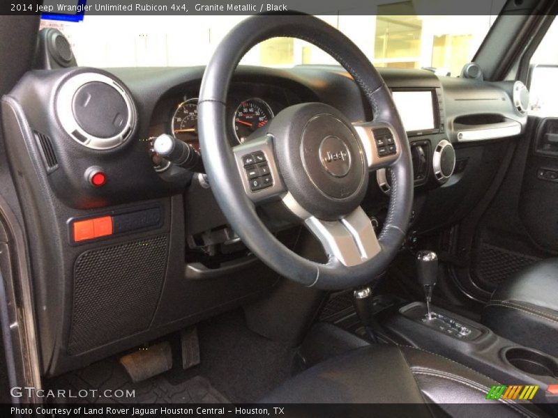 Granite Metallic / Black 2014 Jeep Wrangler Unlimited Rubicon 4x4