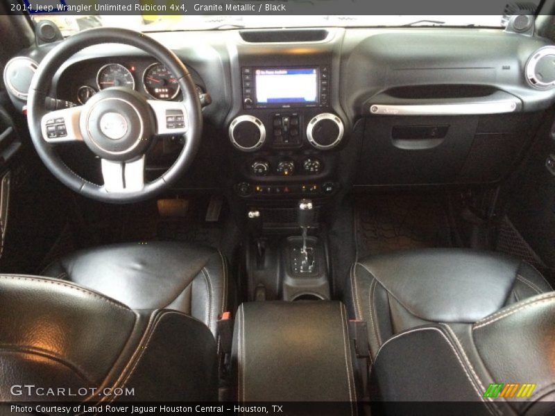 Granite Metallic / Black 2014 Jeep Wrangler Unlimited Rubicon 4x4