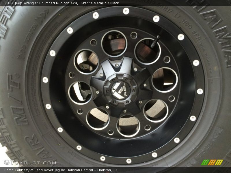 Granite Metallic / Black 2014 Jeep Wrangler Unlimited Rubicon 4x4