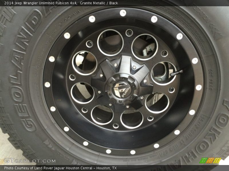 Granite Metallic / Black 2014 Jeep Wrangler Unlimited Rubicon 4x4