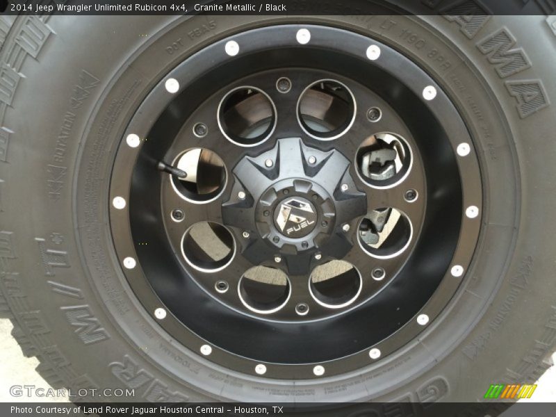 Granite Metallic / Black 2014 Jeep Wrangler Unlimited Rubicon 4x4