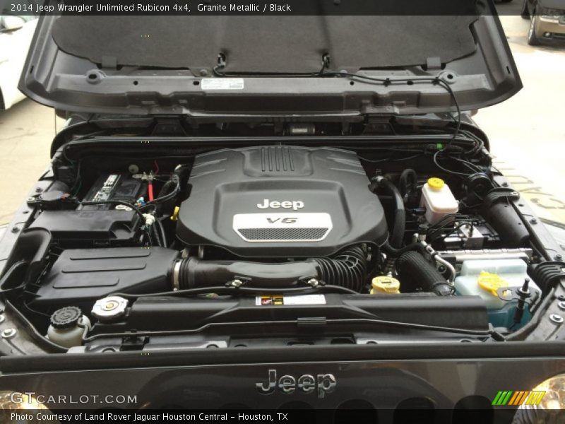 Granite Metallic / Black 2014 Jeep Wrangler Unlimited Rubicon 4x4