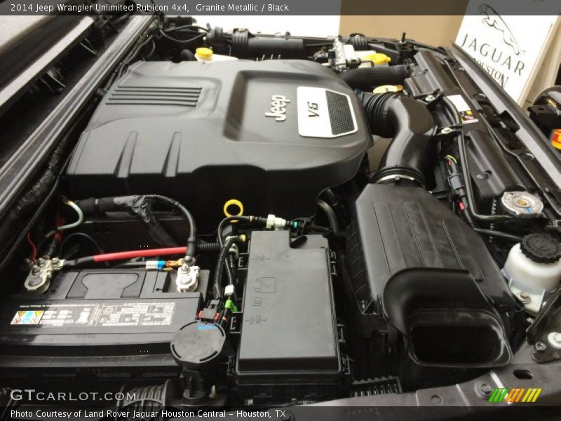 Granite Metallic / Black 2014 Jeep Wrangler Unlimited Rubicon 4x4