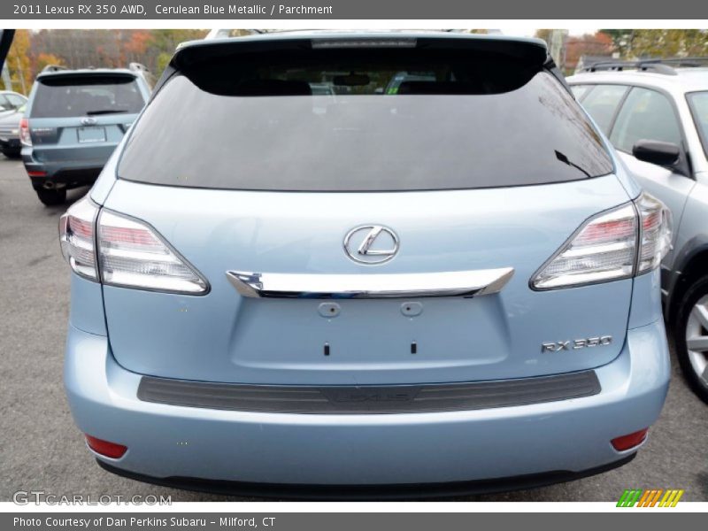 Cerulean Blue Metallic / Parchment 2011 Lexus RX 350 AWD