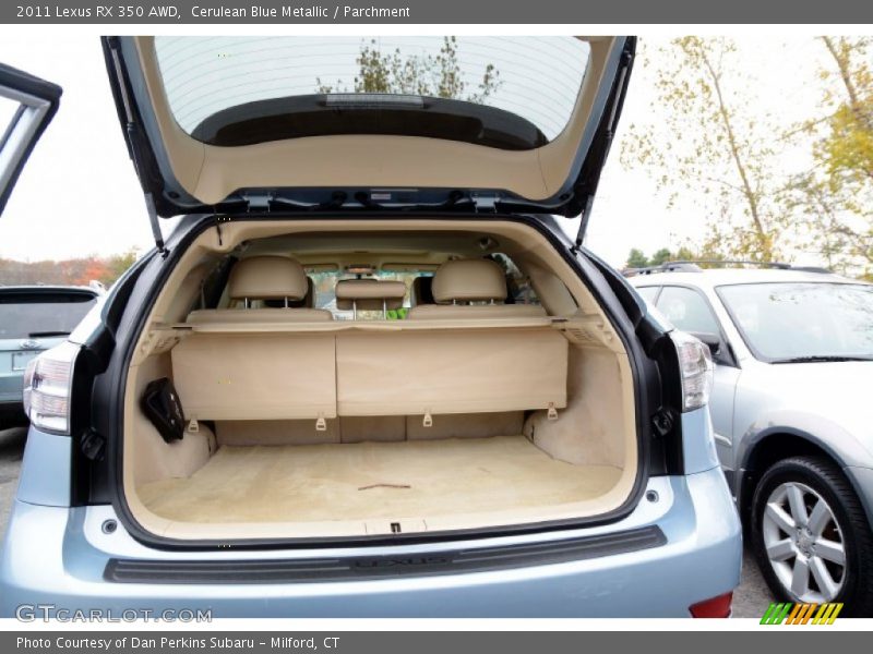 Cerulean Blue Metallic / Parchment 2011 Lexus RX 350 AWD