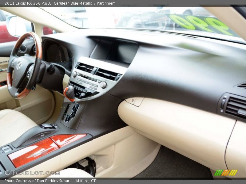 Cerulean Blue Metallic / Parchment 2011 Lexus RX 350 AWD