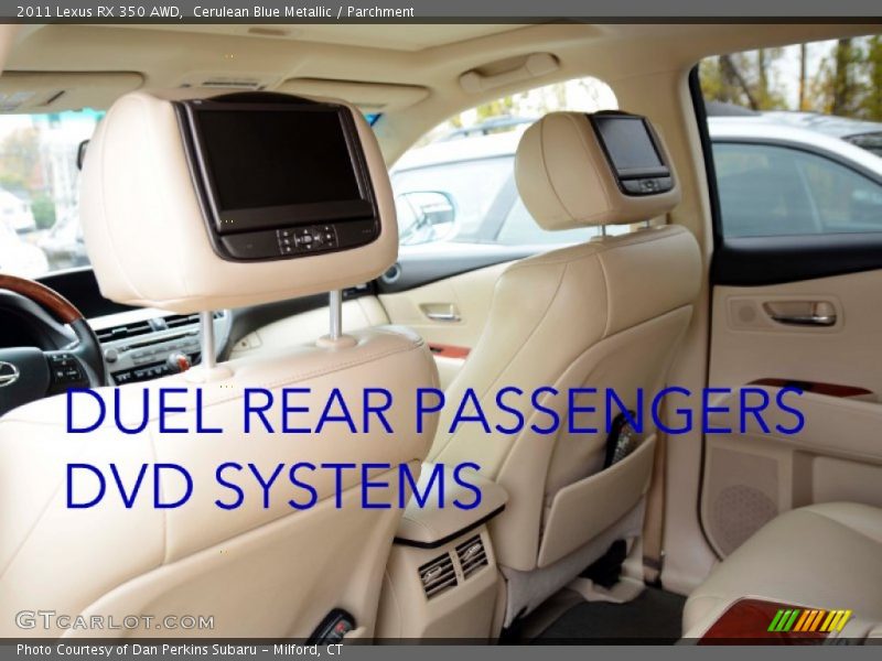 Cerulean Blue Metallic / Parchment 2011 Lexus RX 350 AWD