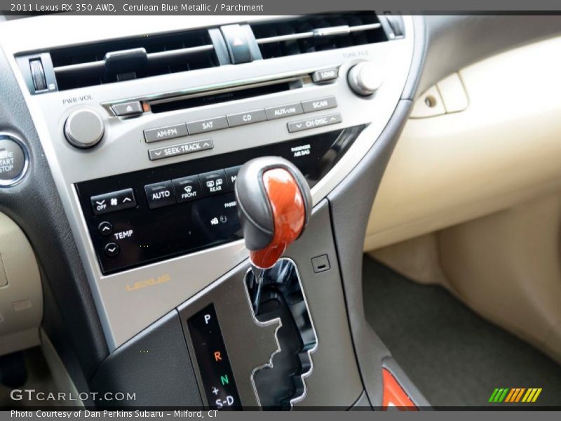 Cerulean Blue Metallic / Parchment 2011 Lexus RX 350 AWD