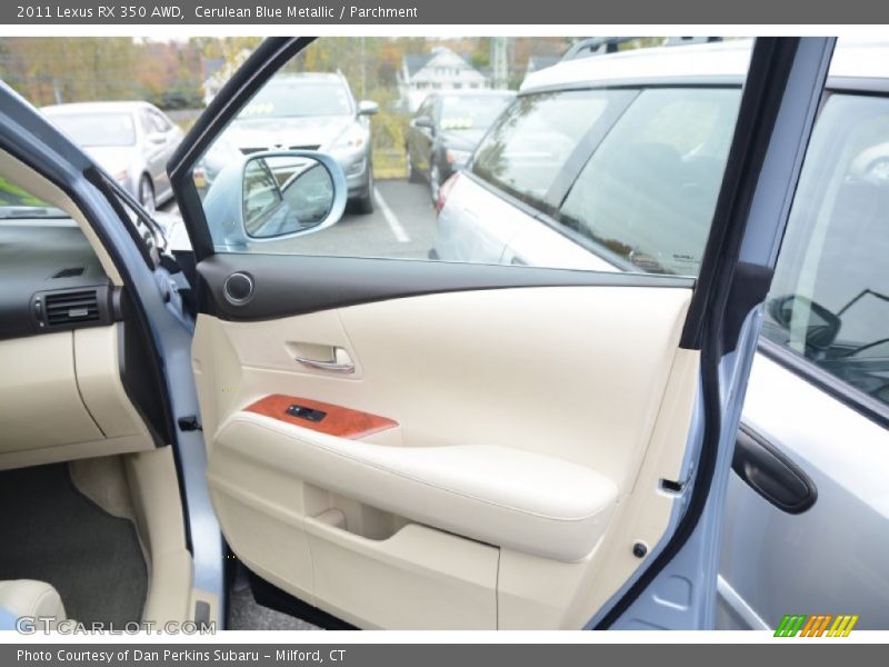 Cerulean Blue Metallic / Parchment 2011 Lexus RX 350 AWD