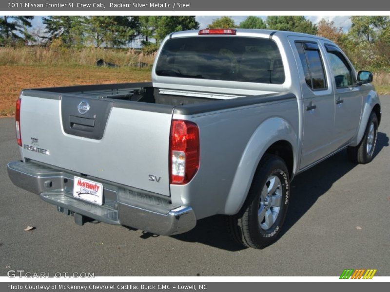 Radiant Silver Metallic / Steel 2011 Nissan Frontier SL Crew Cab
