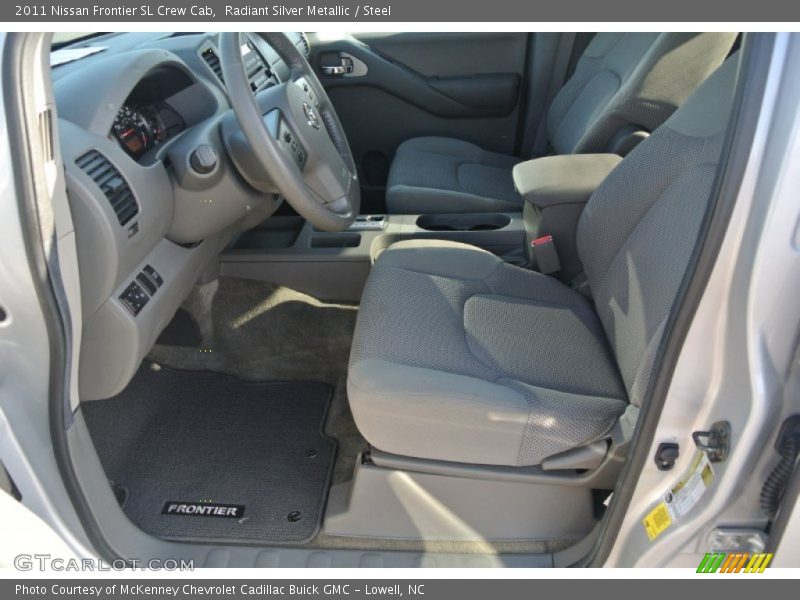 Radiant Silver Metallic / Steel 2011 Nissan Frontier SL Crew Cab