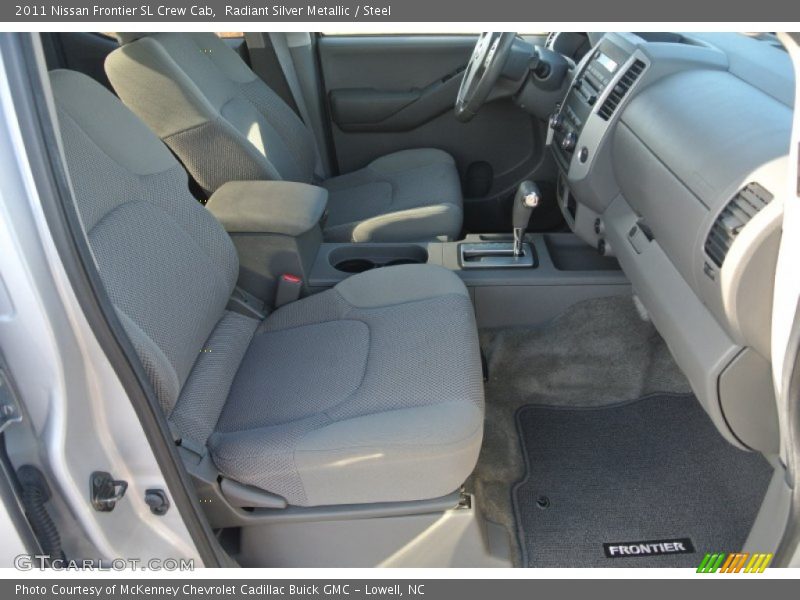 Radiant Silver Metallic / Steel 2011 Nissan Frontier SL Crew Cab