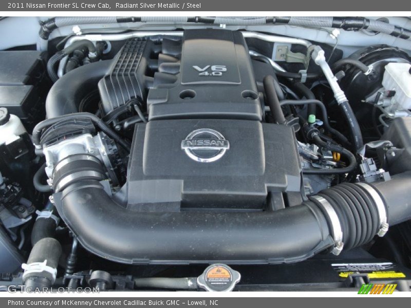 Radiant Silver Metallic / Steel 2011 Nissan Frontier SL Crew Cab