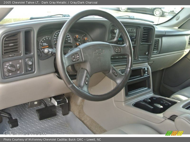 Dark Gray Metallic / Gray/Dark Charcoal 2005 Chevrolet Tahoe LT