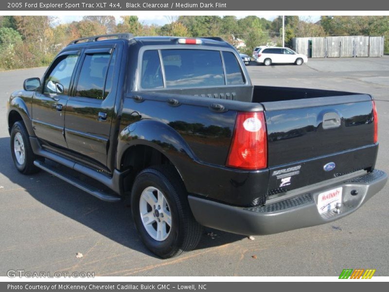 Black Clearcoat / Medium Dark Flint 2005 Ford Explorer Sport Trac XLT 4x4