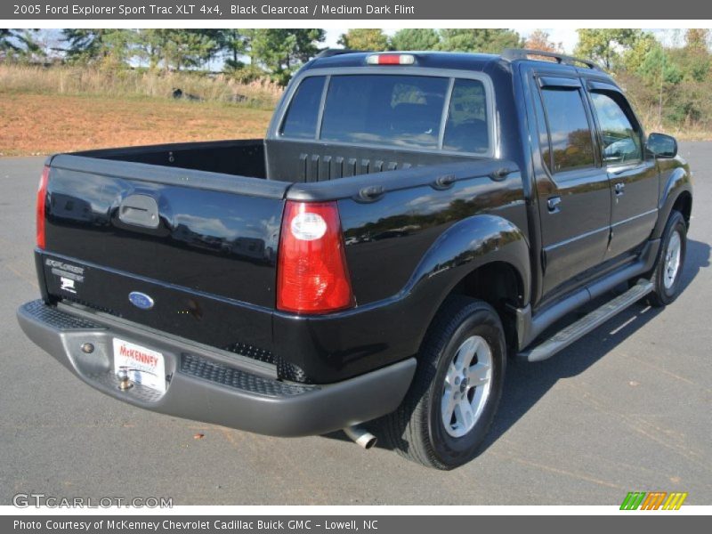 Black Clearcoat / Medium Dark Flint 2005 Ford Explorer Sport Trac XLT 4x4