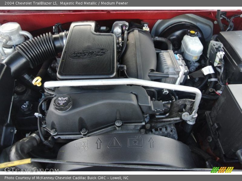 Majestic Red Metallic / Medium Pewter 2004 Chevrolet TrailBlazer LS