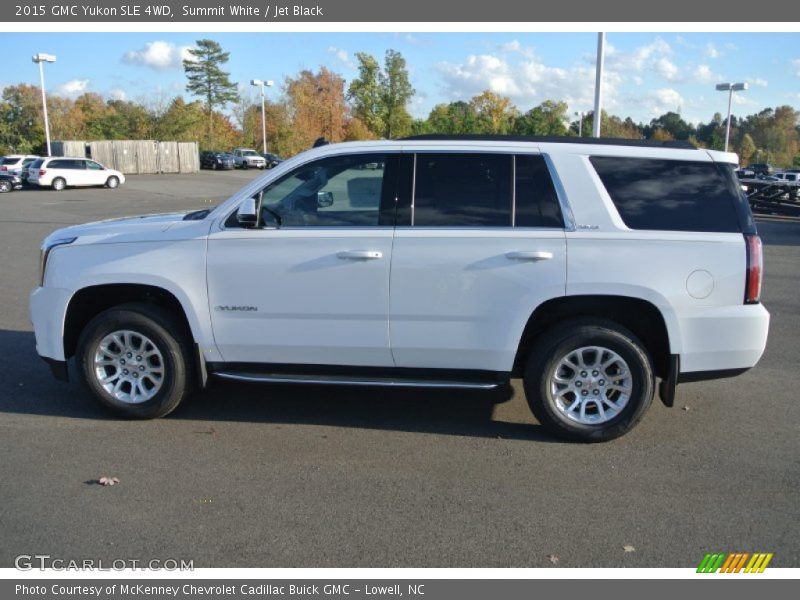 Summit White / Jet Black 2015 GMC Yukon SLE 4WD