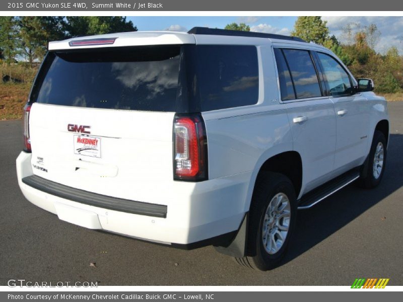 Summit White / Jet Black 2015 GMC Yukon SLE 4WD