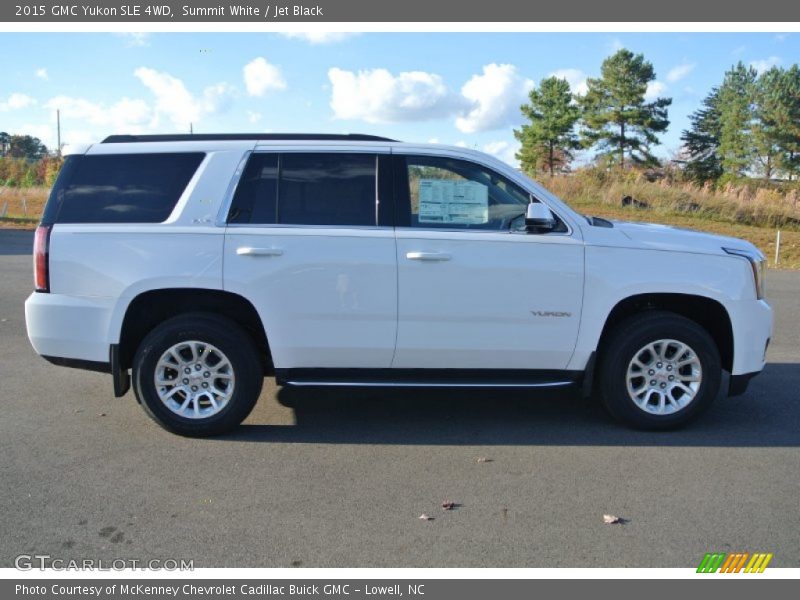 Summit White / Jet Black 2015 GMC Yukon SLE 4WD
