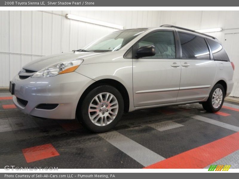 Silver Shadow Pearl / Stone 2008 Toyota Sienna LE