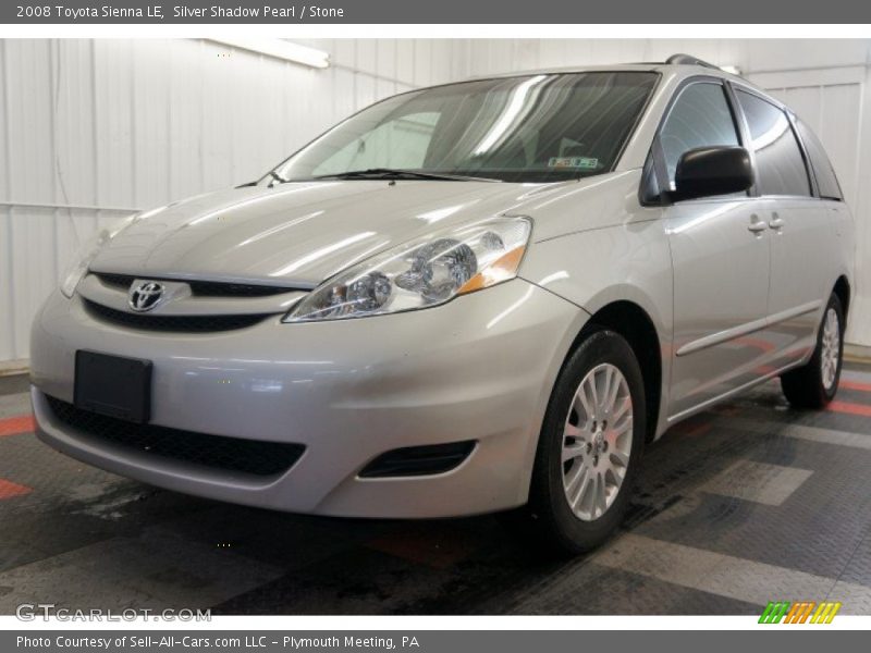 Silver Shadow Pearl / Stone 2008 Toyota Sienna LE