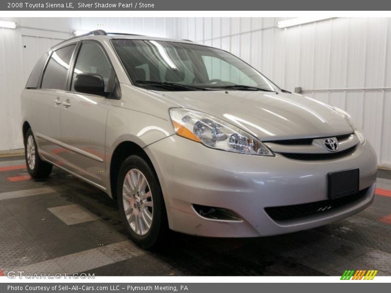 Silver Shadow Pearl / Stone 2008 Toyota Sienna LE