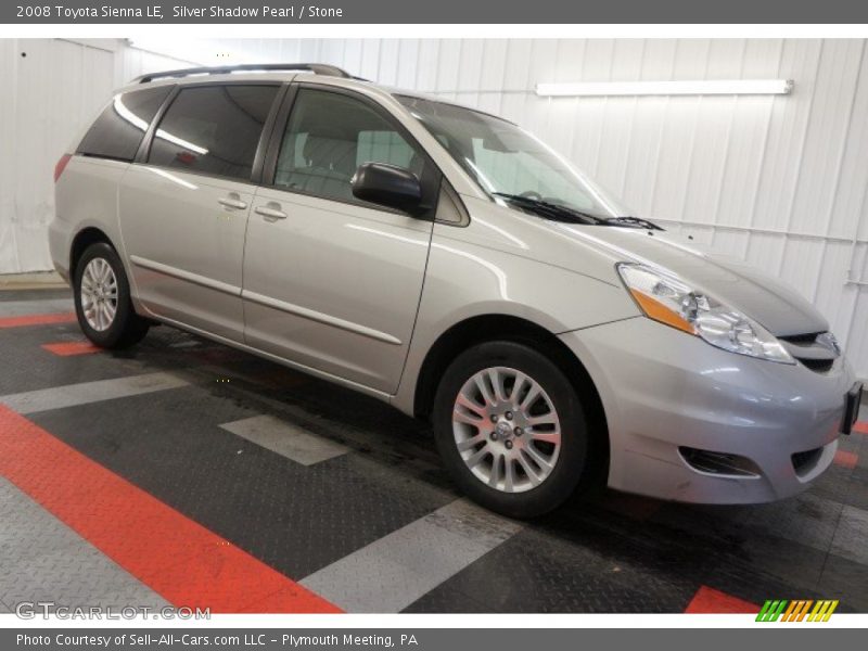 Silver Shadow Pearl / Stone 2008 Toyota Sienna LE