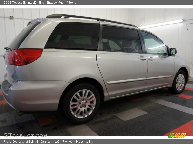 Silver Shadow Pearl / Stone 2008 Toyota Sienna LE