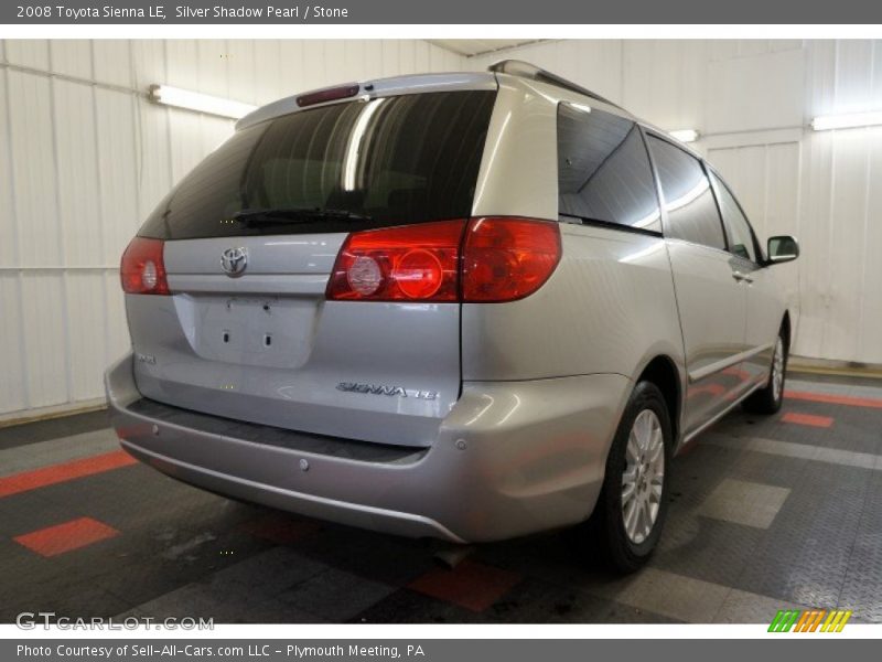 Silver Shadow Pearl / Stone 2008 Toyota Sienna LE