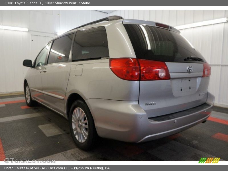 Silver Shadow Pearl / Stone 2008 Toyota Sienna LE