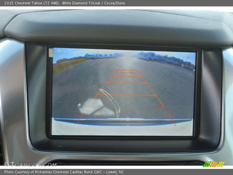 White Diamond Tricoat / Cocoa/Dune 2015 Chevrolet Tahoe LTZ 4WD