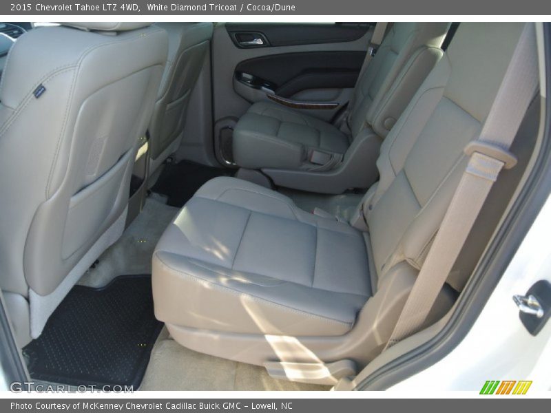 White Diamond Tricoat / Cocoa/Dune 2015 Chevrolet Tahoe LTZ 4WD
