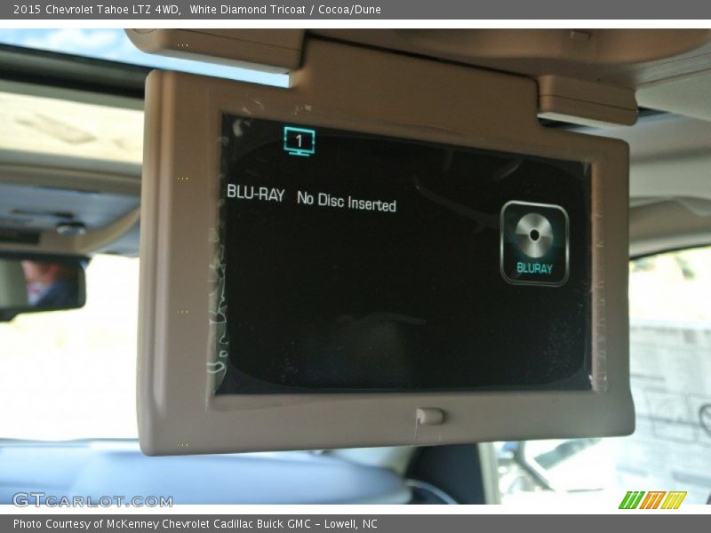 White Diamond Tricoat / Cocoa/Dune 2015 Chevrolet Tahoe LTZ 4WD