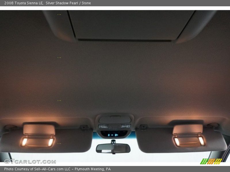 Silver Shadow Pearl / Stone 2008 Toyota Sienna LE
