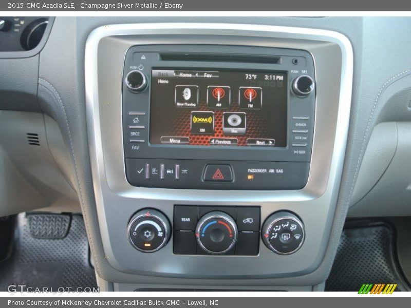 Champagne Silver Metallic / Ebony 2015 GMC Acadia SLE