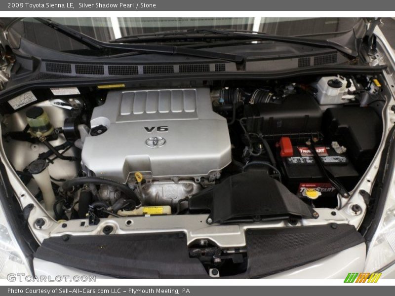 Silver Shadow Pearl / Stone 2008 Toyota Sienna LE