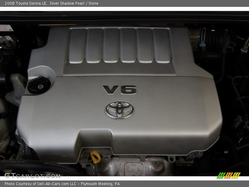 Silver Shadow Pearl / Stone 2008 Toyota Sienna LE