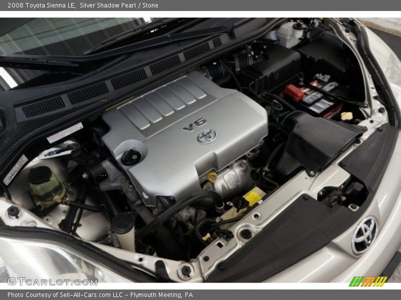 Silver Shadow Pearl / Stone 2008 Toyota Sienna LE