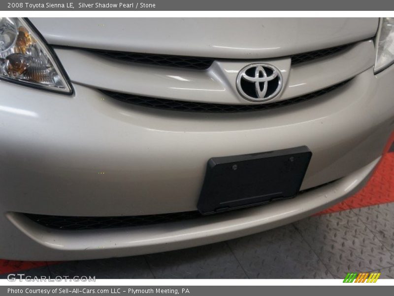 Silver Shadow Pearl / Stone 2008 Toyota Sienna LE