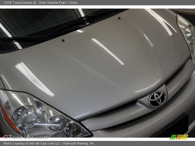 Silver Shadow Pearl / Stone 2008 Toyota Sienna LE
