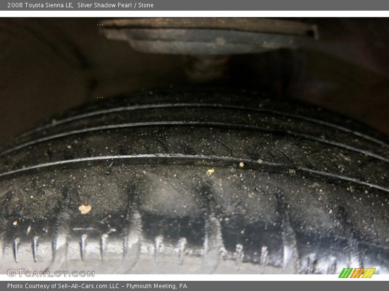 Silver Shadow Pearl / Stone 2008 Toyota Sienna LE
