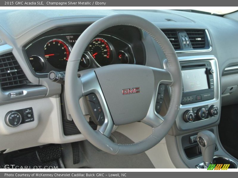 Champagne Silver Metallic / Ebony 2015 GMC Acadia SLE
