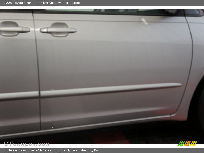Silver Shadow Pearl / Stone 2008 Toyota Sienna LE
