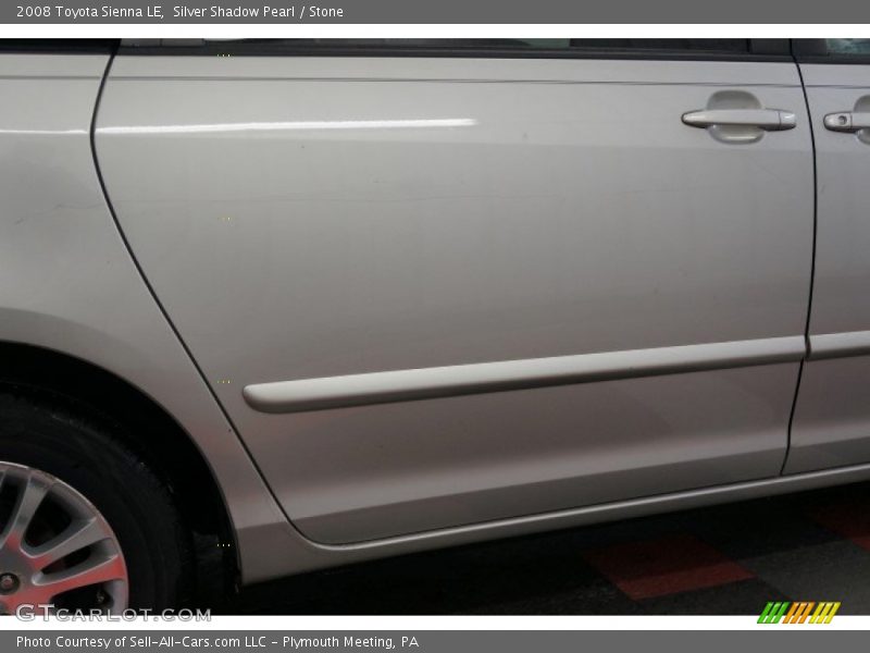 Silver Shadow Pearl / Stone 2008 Toyota Sienna LE